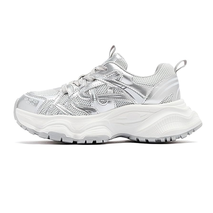 Women's Fashion Chunky Sneakers - Casual Platform Trainers